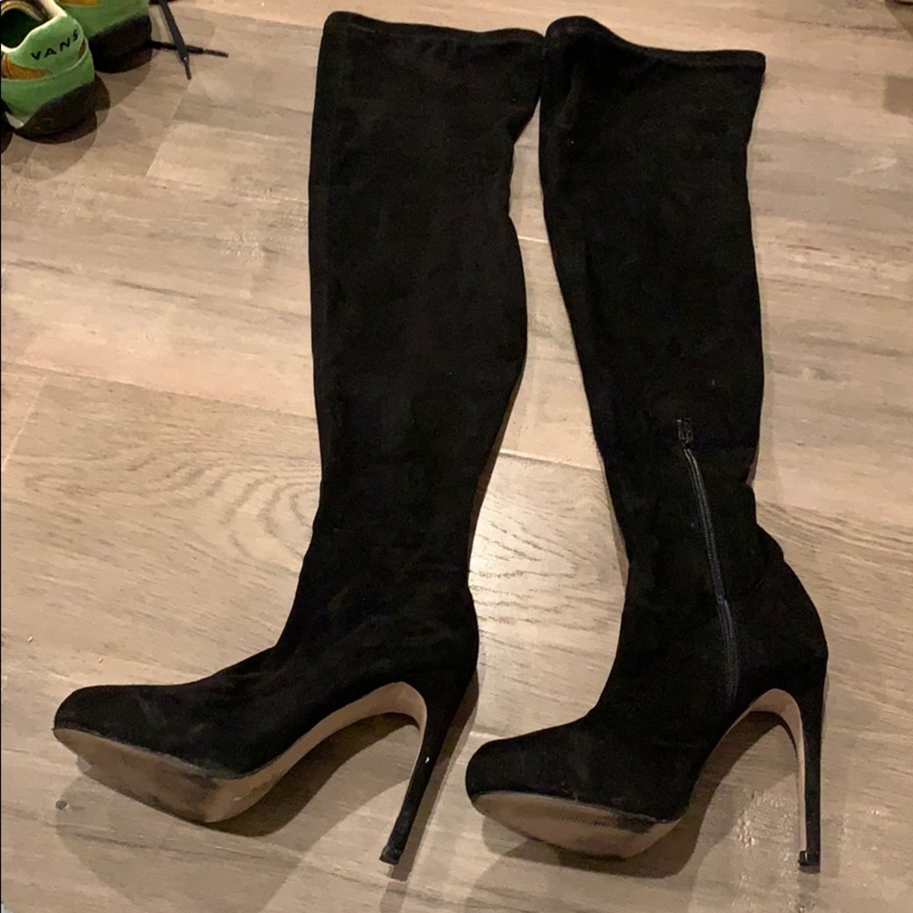 ASOS Killjoy Knee High Platform Boots